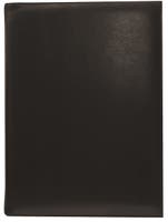 Konferensmapp med ringmekanism svart