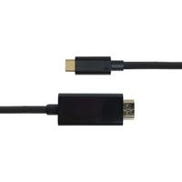 Kabel USB-C till HDMI 2 m svart