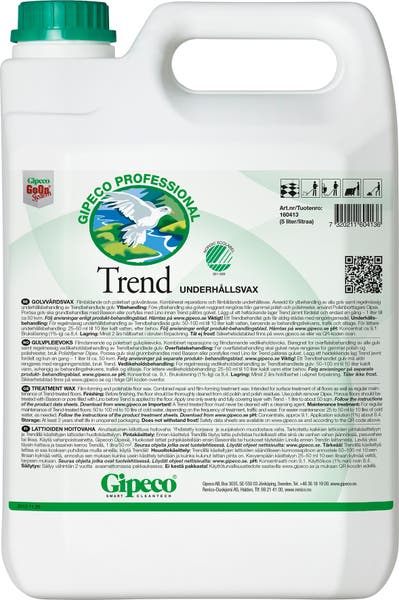 Golvvax- och underhållsvax Trend Gipeco