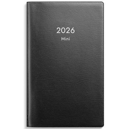 Kalender 2026 Mini svart plast