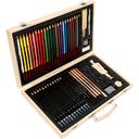 Skiss- och ritset trälåda