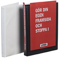 Ringpärm A4 30 mm ficka svart