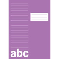 Skrivhäfte A4 linjerat 8,5mm / blank