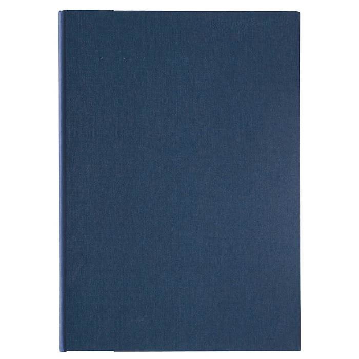 Anteckningsbok Office Depot inbunden linjerad blå