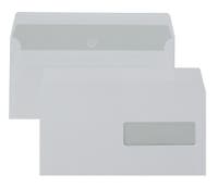 Kuvert S65 H2 fukthäftande vit 50 st/fp