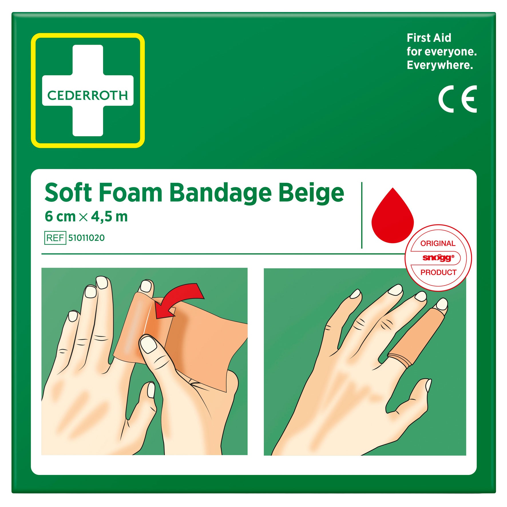 Soft Foam Beige 60 mm x 4,5 m