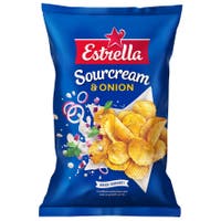 Chips Estrella Sourcream & Onion 18x275 g