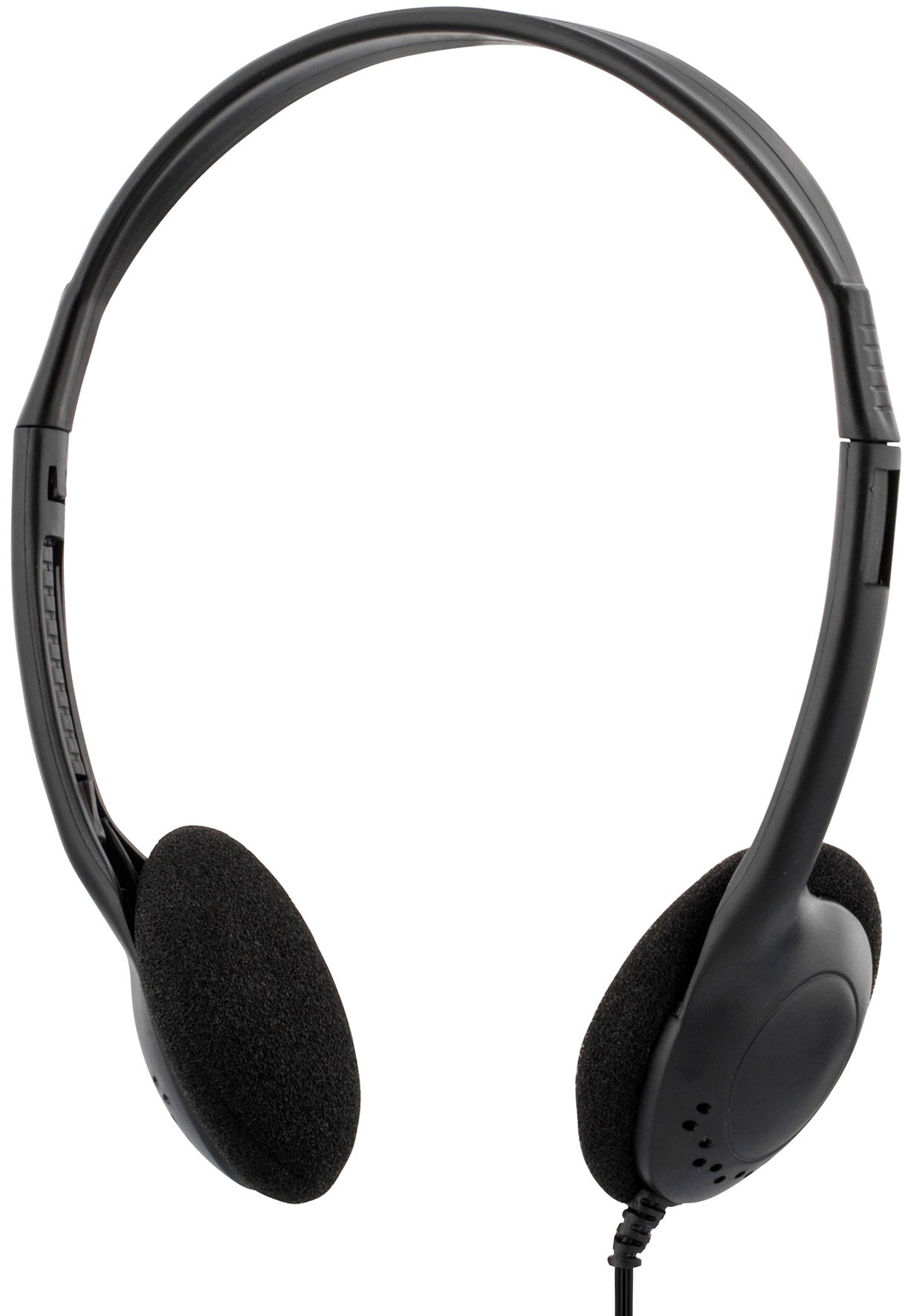 Hörlur HL-27 3,5mm svart 2 meter Deltaco