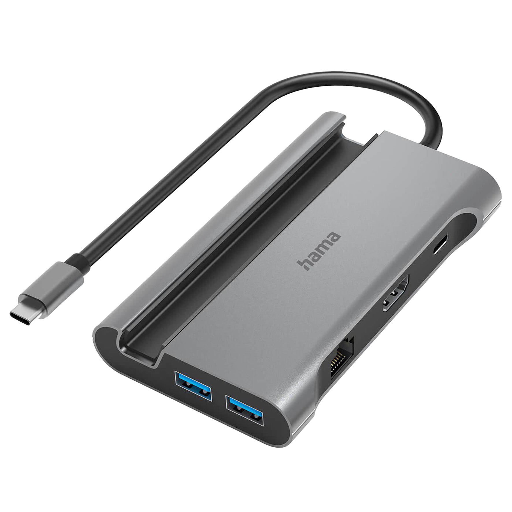 USB-C-hubb Multiport med 7 portar Hama