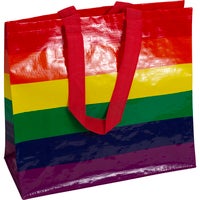 Bärkasse PP woven Regnbåge