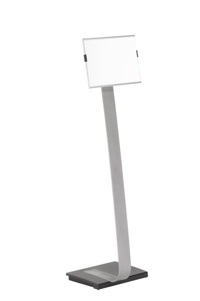 Golvskylt Info Sign A4 silver