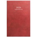 Dagbokskalender 2026 röd