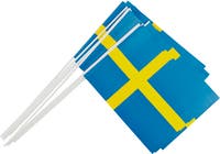 Flaggor svenska 20 x 25 cm 10 st/fp
