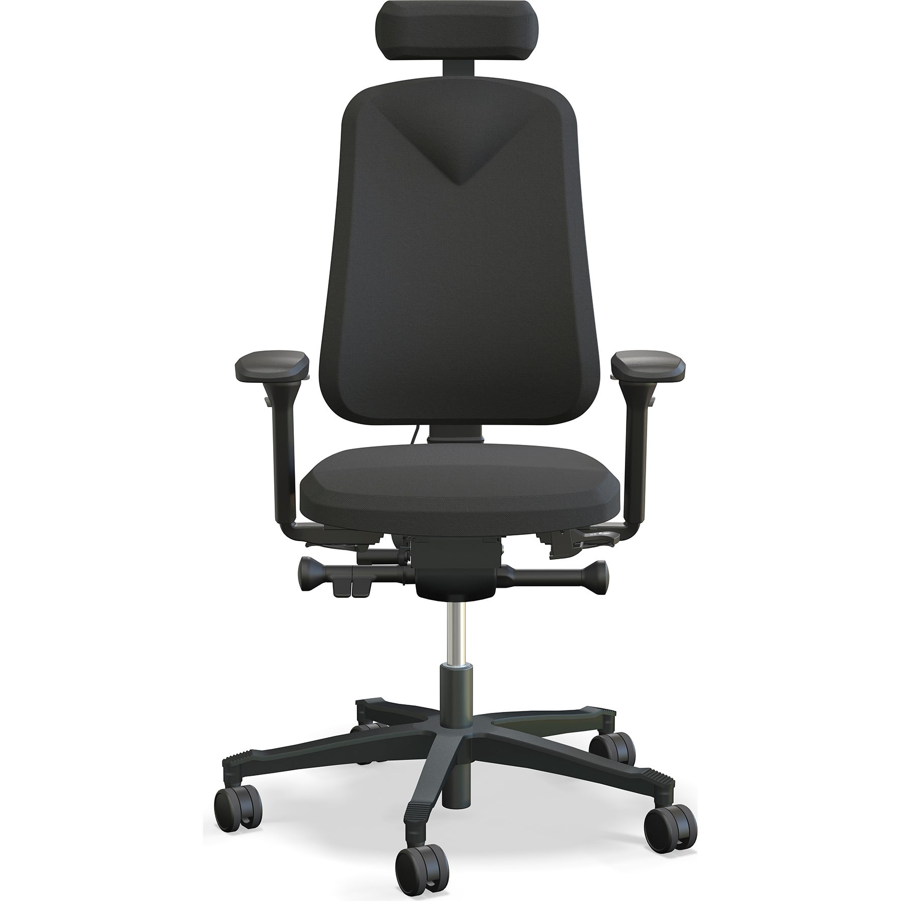 Kontorsstol Höganäs 380 komplett svart