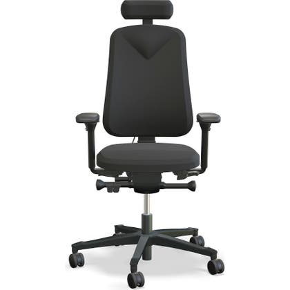 Kontorsstol Höganäs 380 komplett svart