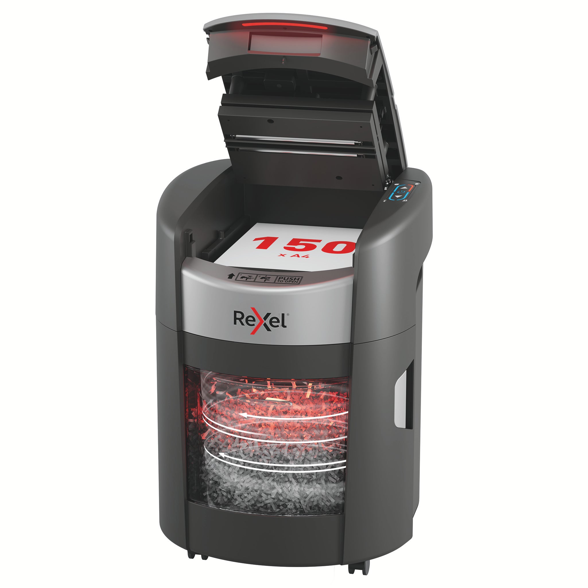 Dokumentförstörare Rexel ShredMax AutoFeed+ 150X P4