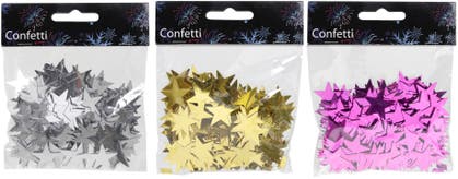 Bordskonfetti Stjärnor Osorterade färger