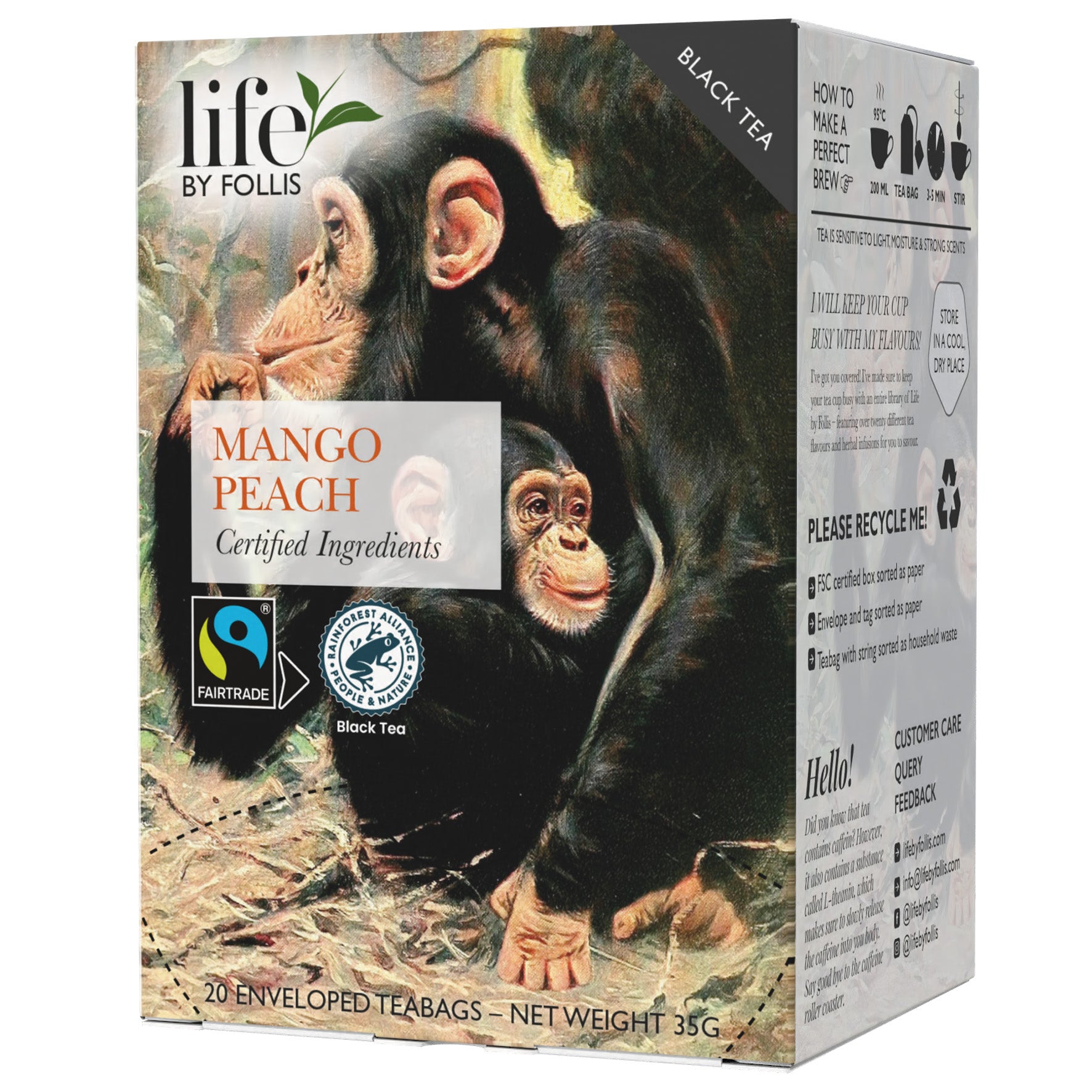 Te Mango Peach Life by Follis 20-pack
