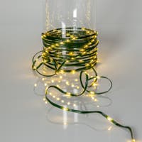 Ljusslinga Dew Drop Micro grön 36 m varmvit