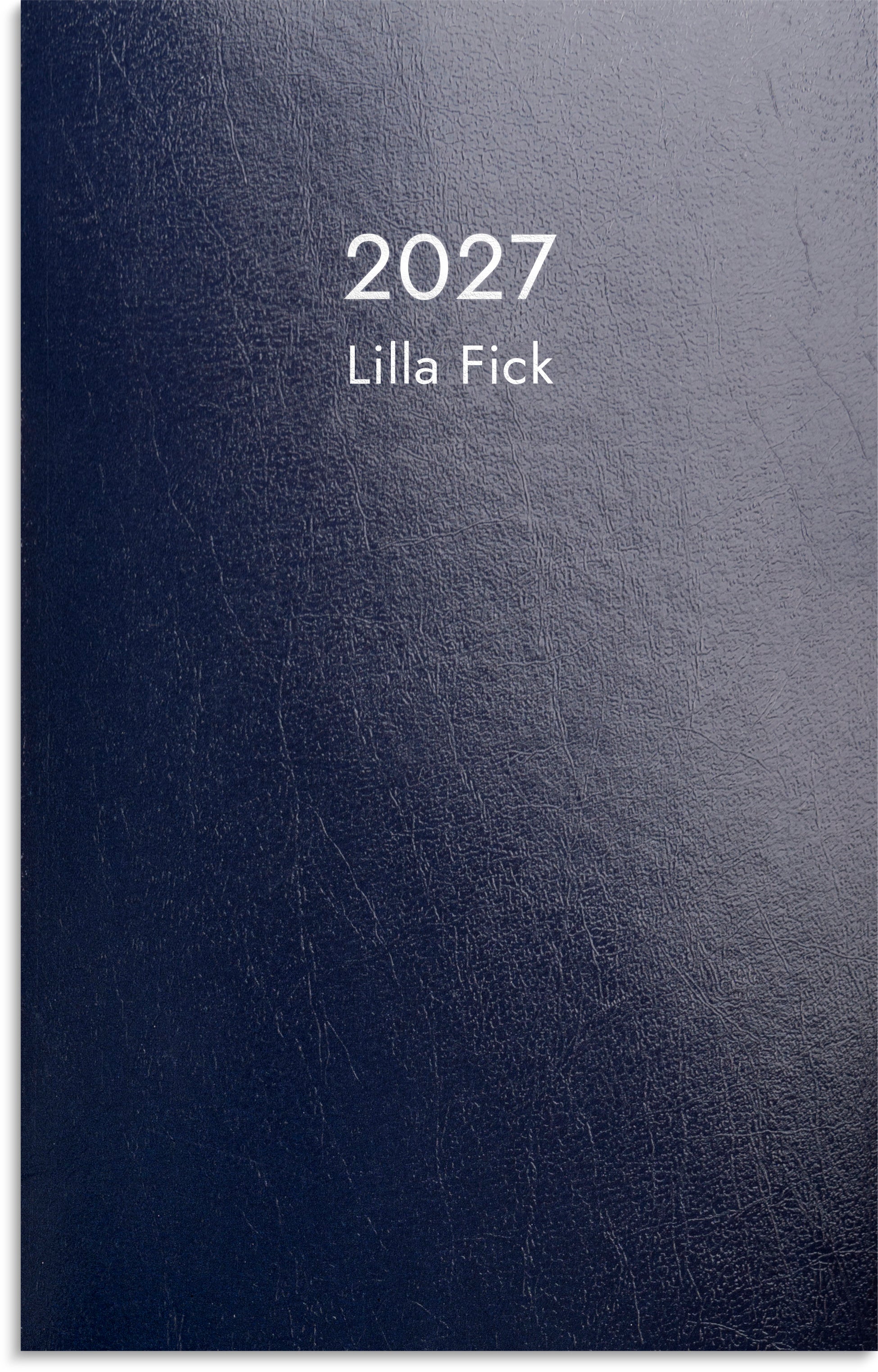 Kalender Lilla Fick 2027 blå kartong Burde