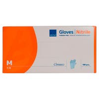 Engångshandske Nitril blå M