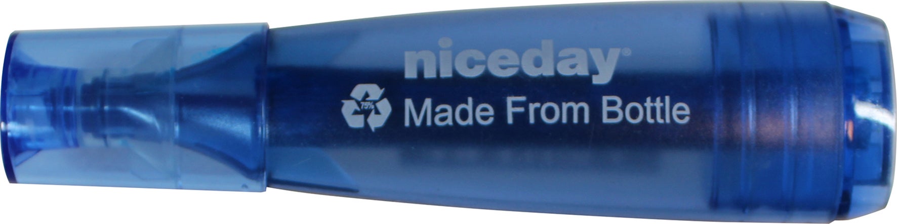 Överstrykningspenna Niceday PET blå