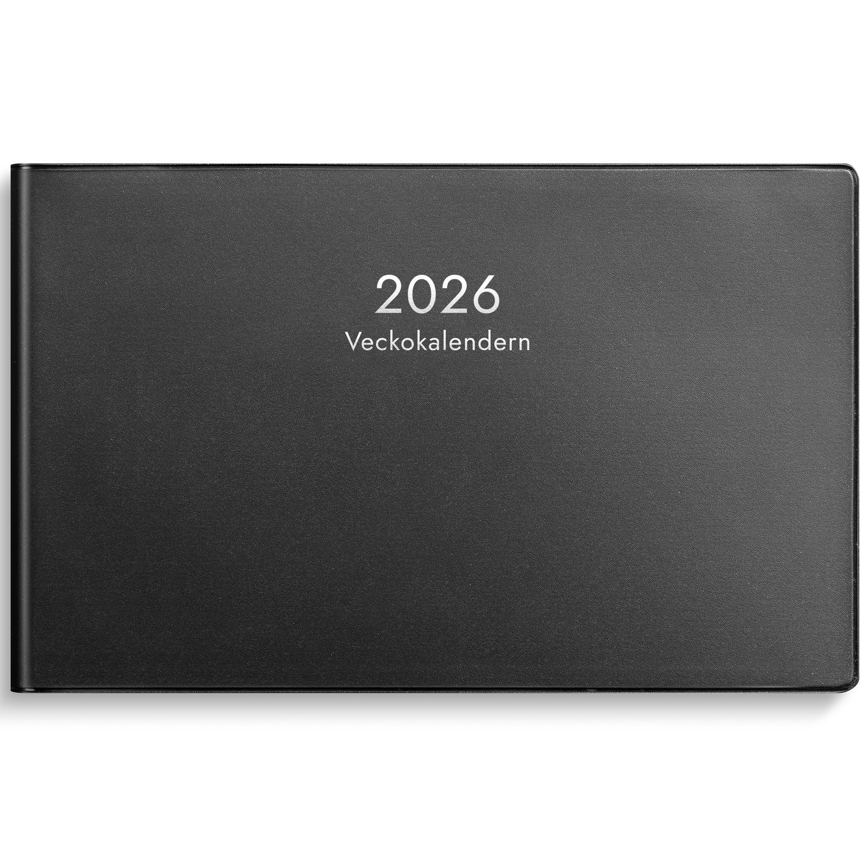 Veckokalendern 2026 svart plast