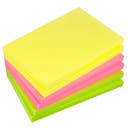 Notis Info Brilliant Sticky Notes 75x125 mm neon 6 block