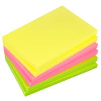 Notis Info Brilliant Sticky Notes 75x125 mm neon 6 block