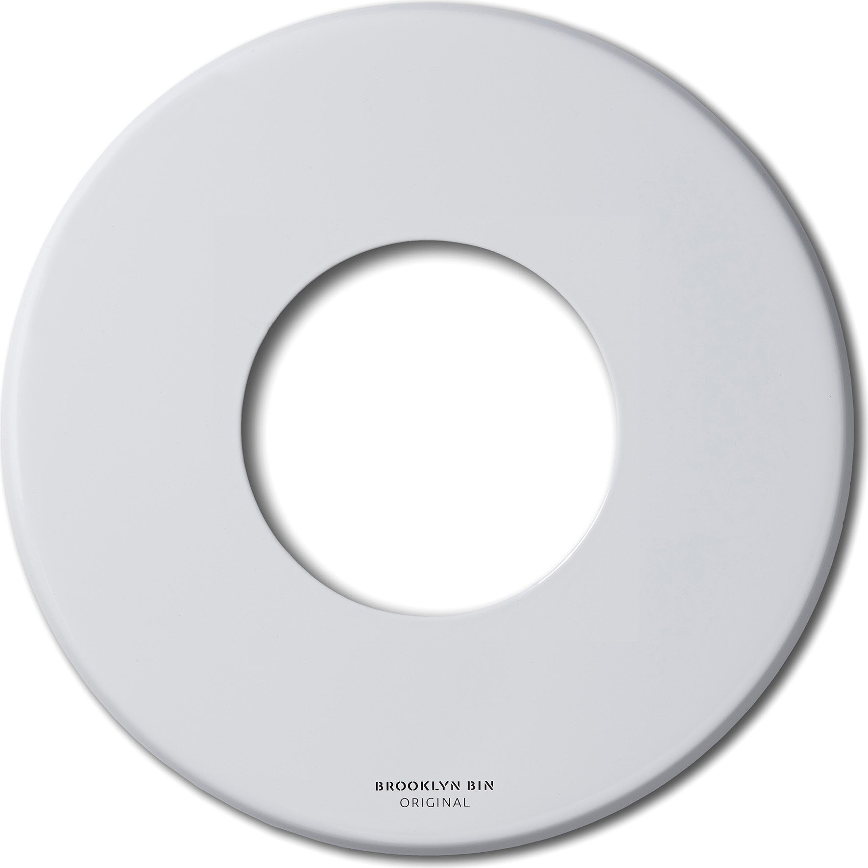 Lock cirkelformat hål 180 vit