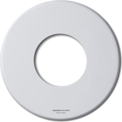 Lock cirkelformat hål 180 vit