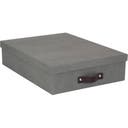 Förvaringsbox / Brevbox Bigso Oskar canvas grå