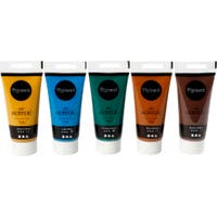 Akrylfärg Pigment naturmix 5x75ml