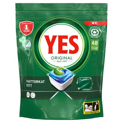 Diskmaskinstabletter YES All in One