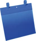 Plastficka A4L med fästband blå 50 st/fp