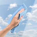 Fönsterduk 50x40 cm blå