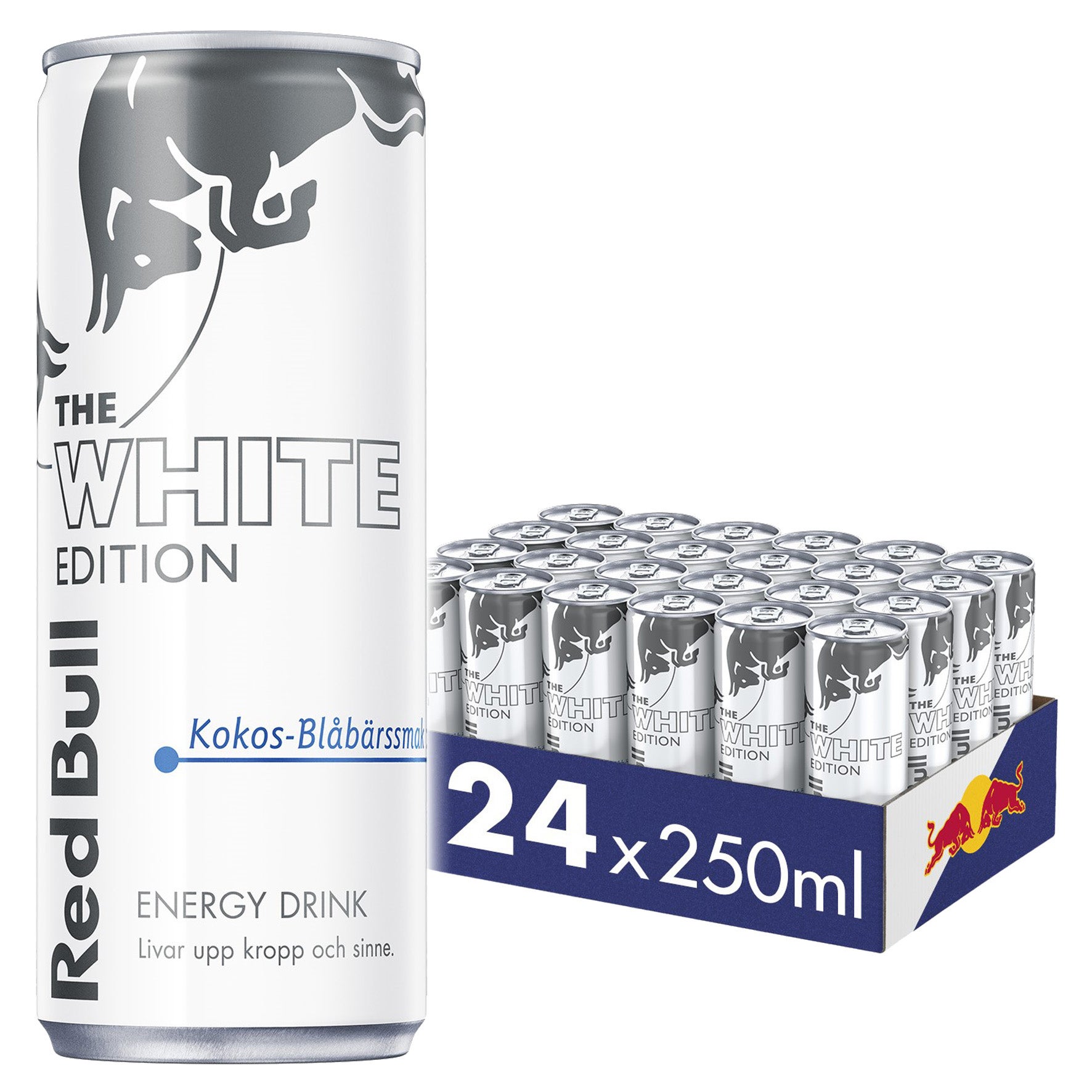 Energidryck Red Bull White Edition 25 cl inkl. pant