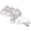 LED Värmeljus Charge 6-pack