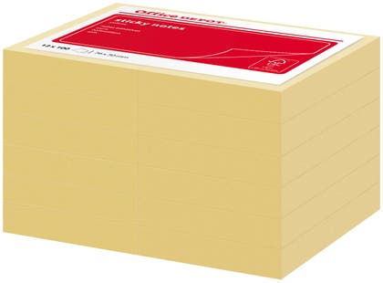 Notis Office Depot 51x76mm gul