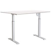Skrivbord el Easydesk Adapt I 140x80 cm vit