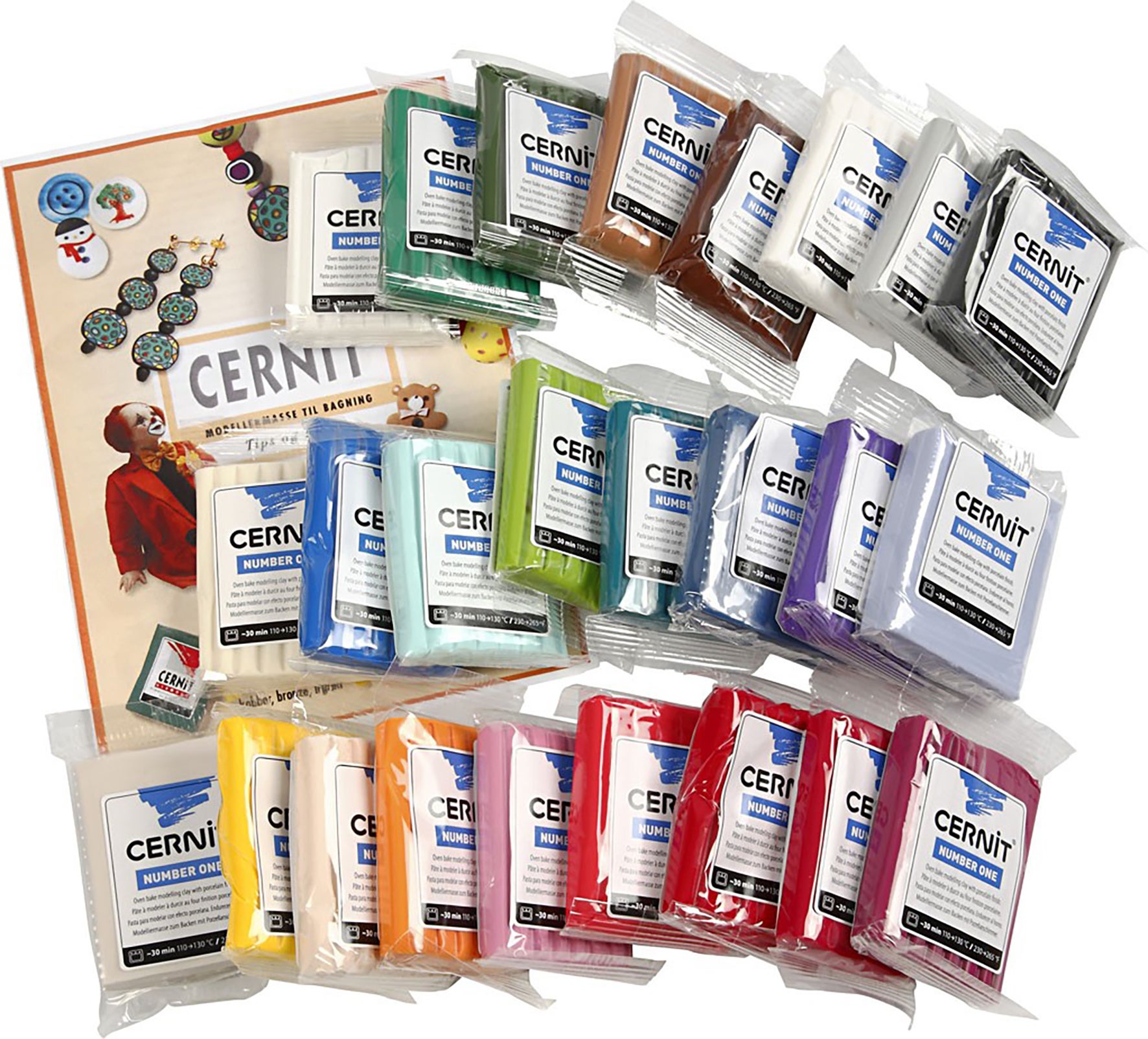 Cernitlera 25x56 g Mixade färger