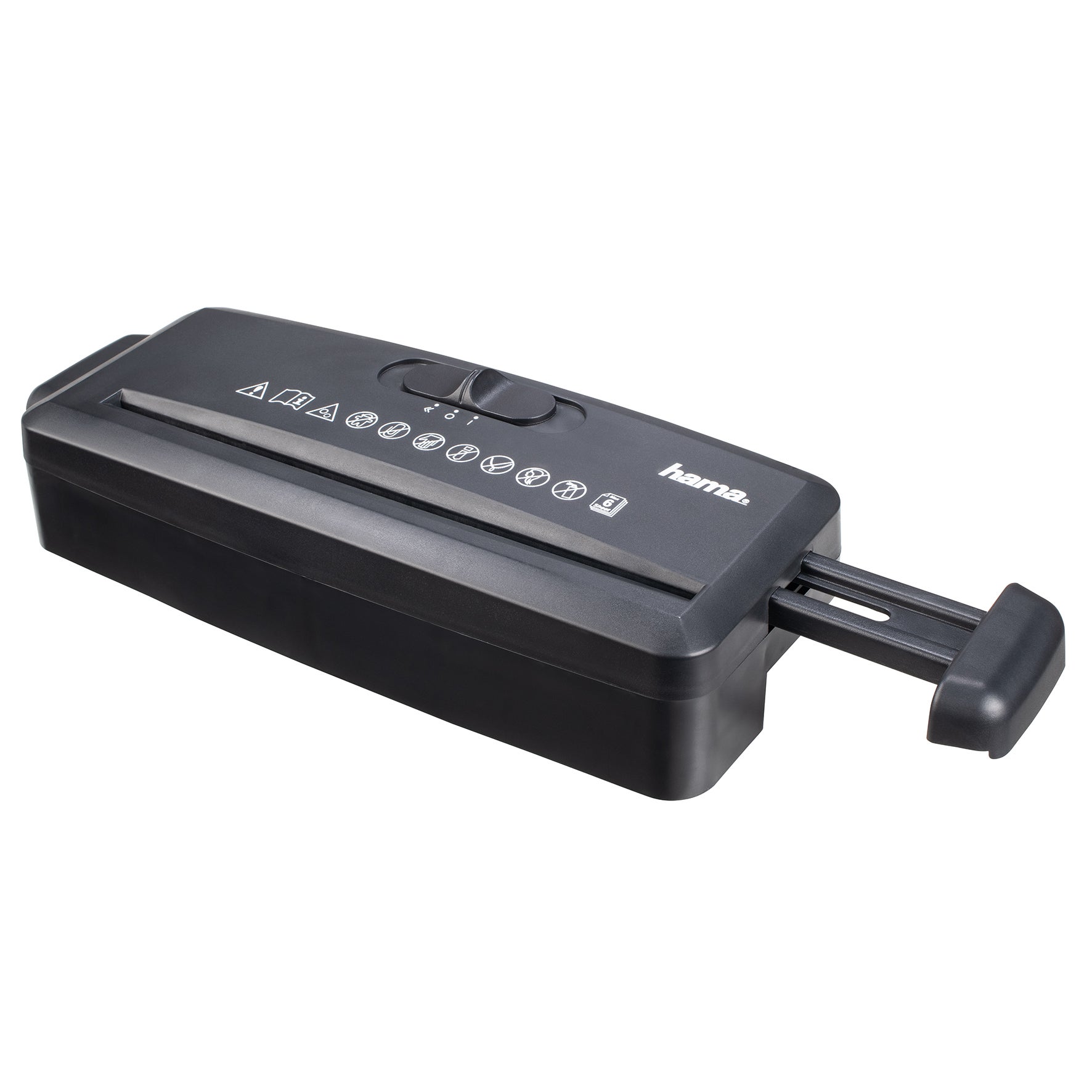 Dokumentförstörare Mini S6 Hama Svart