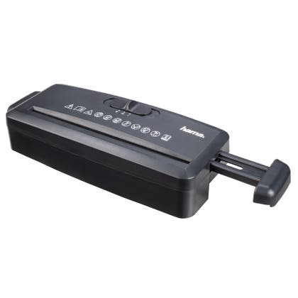 Dokumentförstörare Mini S6 Hama Svart