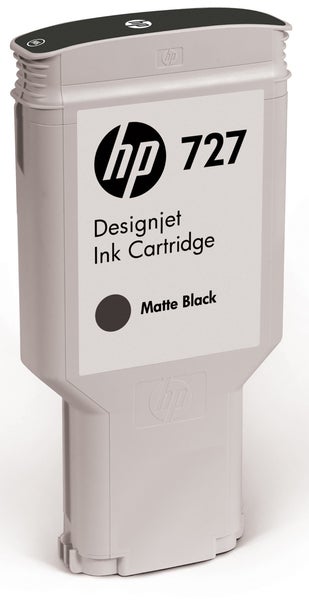 Bläckpatron HP No 727 mattsvart 300 ml