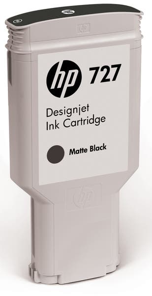 Bläckpatron HP No 727 mattsvart 300 ml