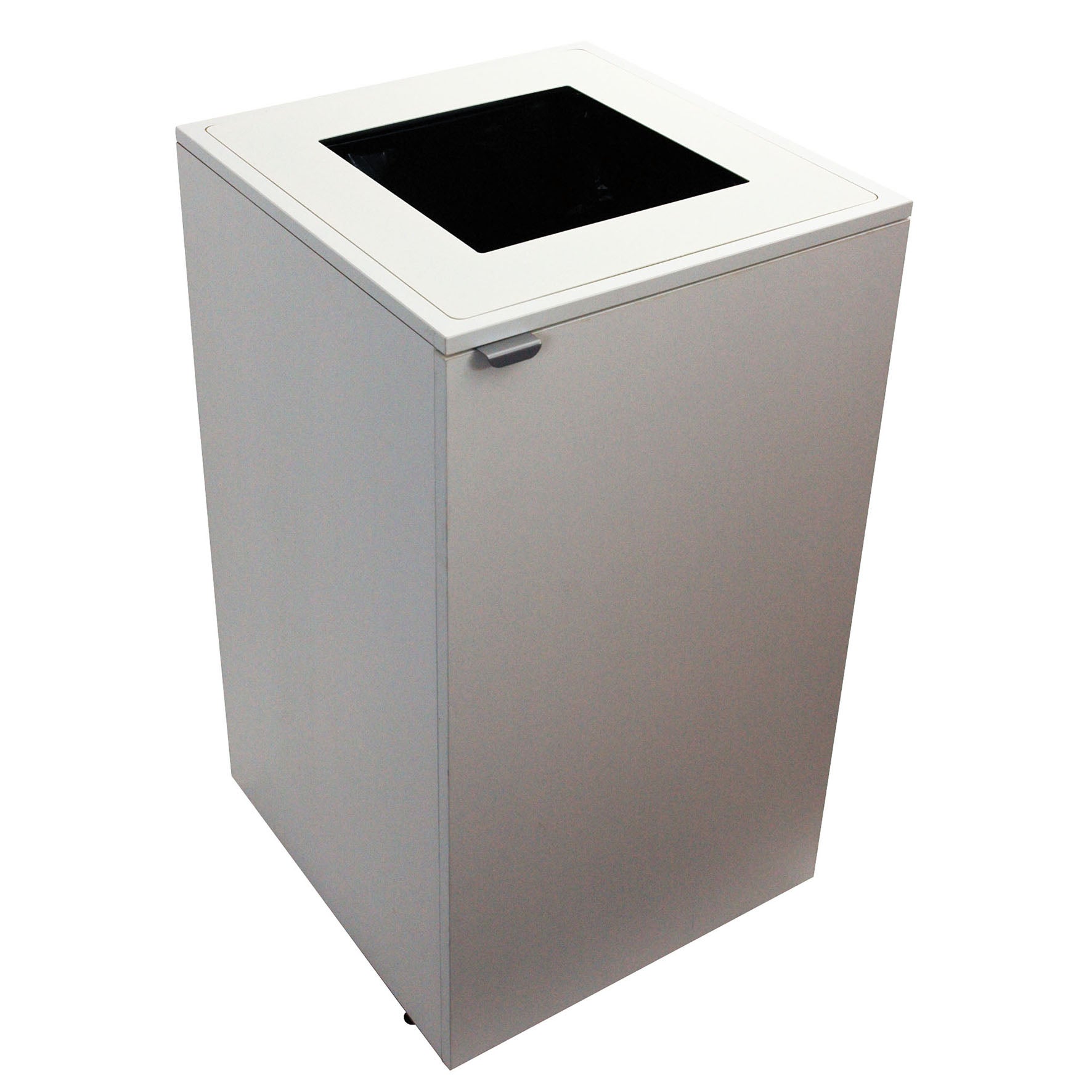 Källsorteringsskåp Diana vit med hål