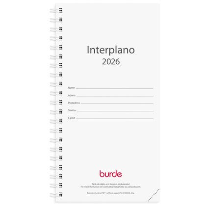 Kalender Interplano 2026 refill