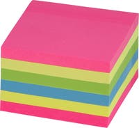 Notis X-Sticky 76x76mm neon 6/fp