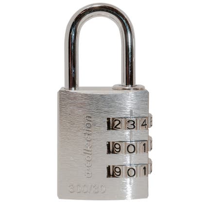 Hänglås kombination 30 mm