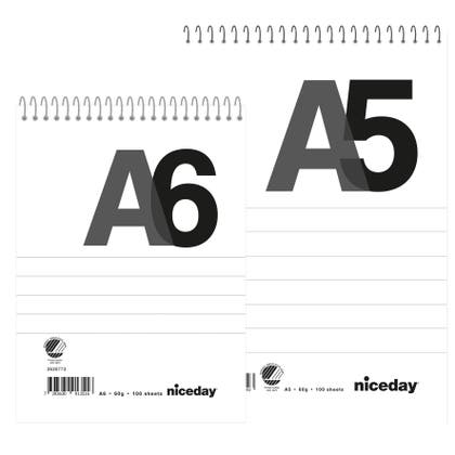 Spiralblock Niceday Linjerad